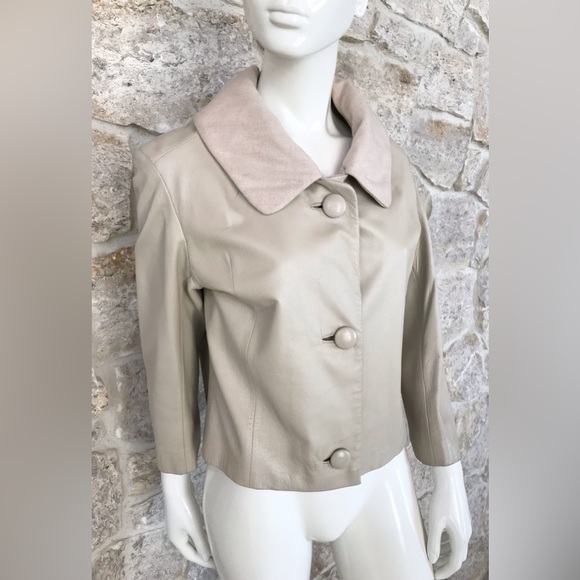 Incredible Vintage 1950s Lillie Rubin Designer Leather Jacket - Picture 2 of 16